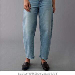 American Eagle barrel jeans